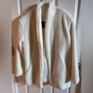 ACKO Vintage Faux Fur Coat Shawl Jacket
